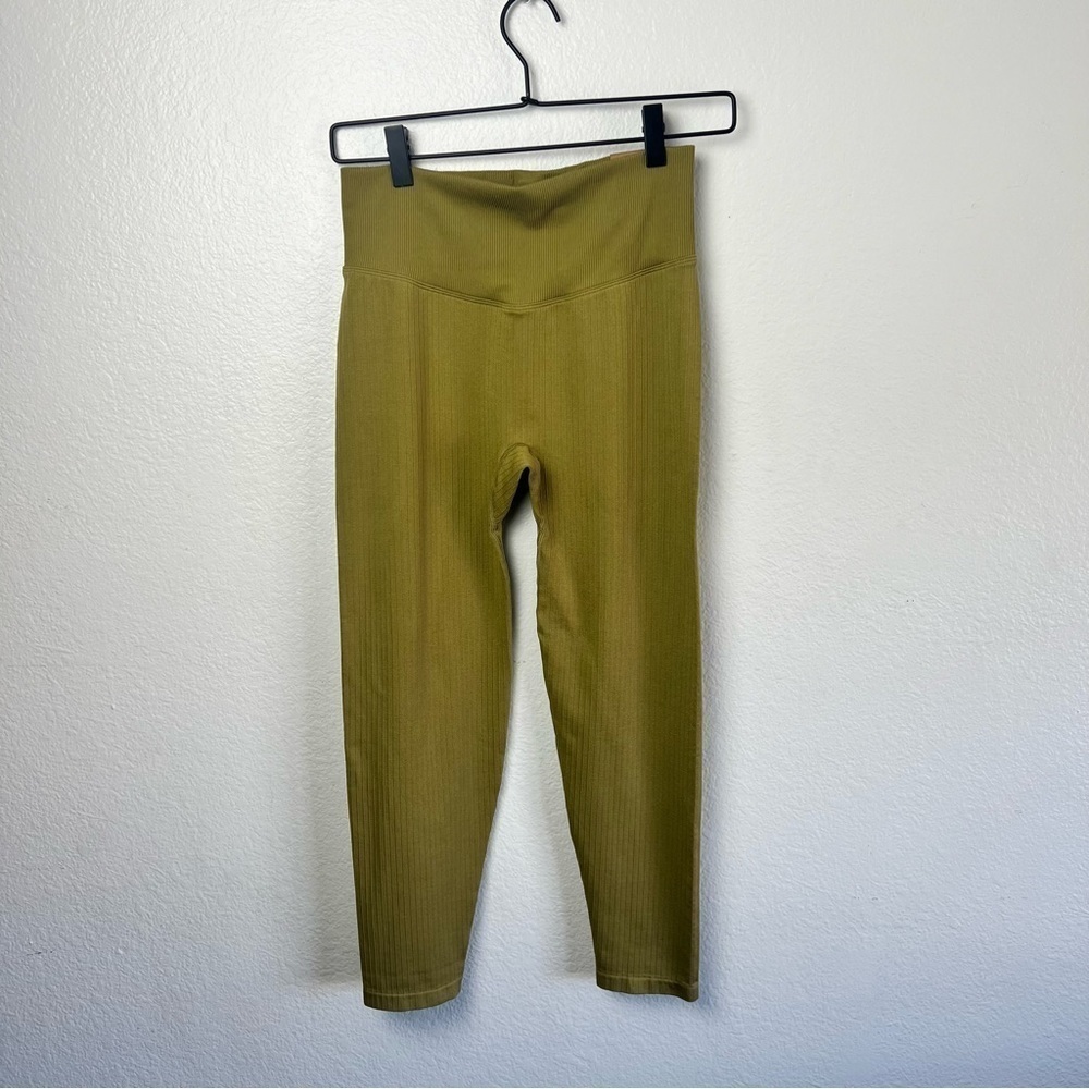 Victoria Secret Pink Active Tight/Legging High Waist Green Size 7/8 NWT